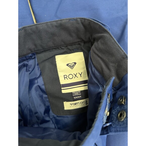 Roxy Backyard Insulated Snowboard Pant Girls Mazarine Blue Size 10 Medium - Picture 9 of 9